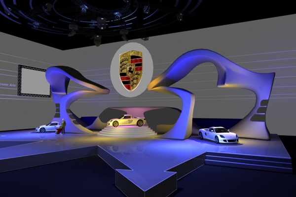 汽車地區(qū)巡展-展覽設計,展臺搭建